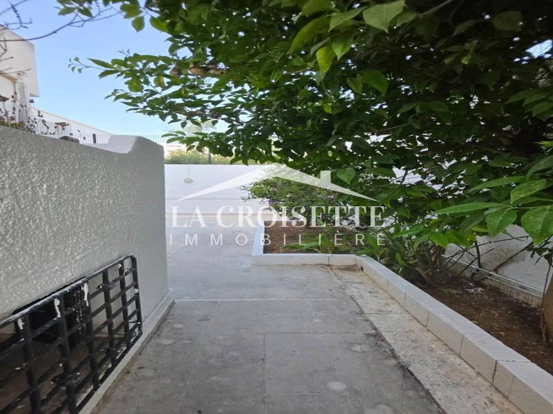 Villa S+4 avec jardin à La Marsa